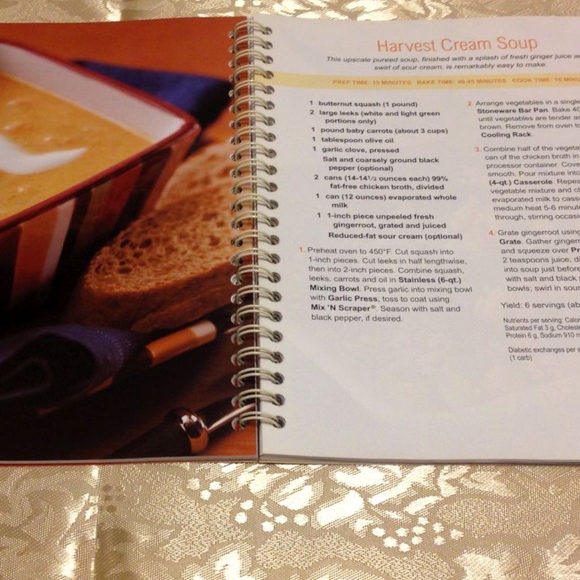 Pampered Chef Stoneware Inspirations Cookbook - Picture 4 of 11